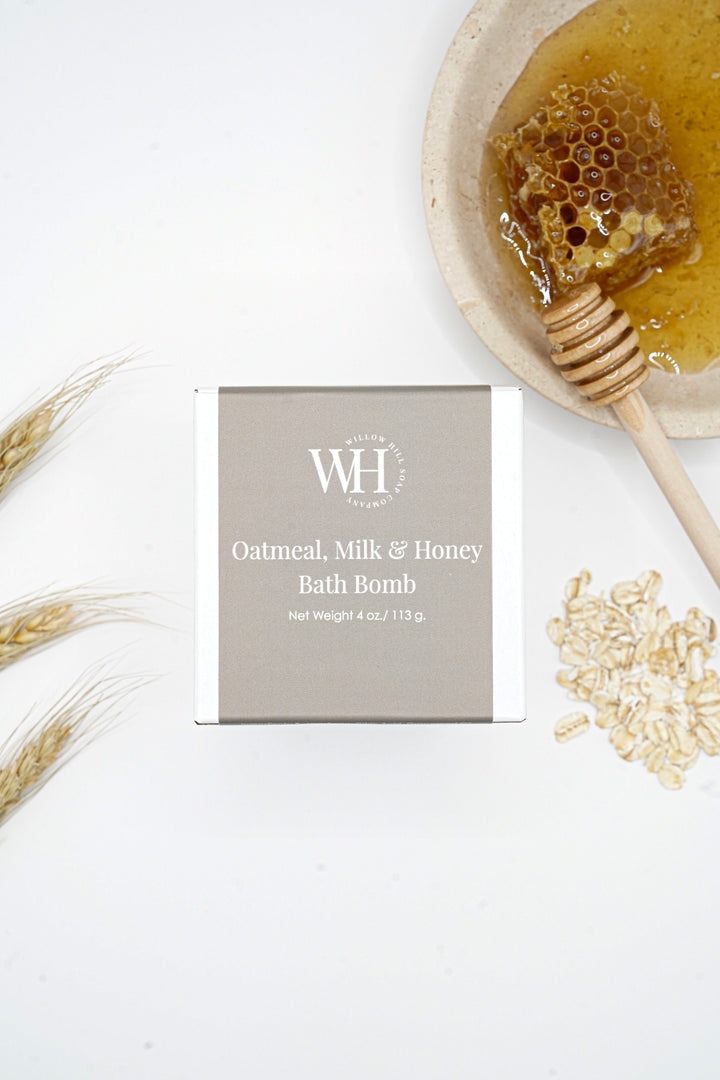 Oatmeal, Milk, &amp; Honey Bath Bomb