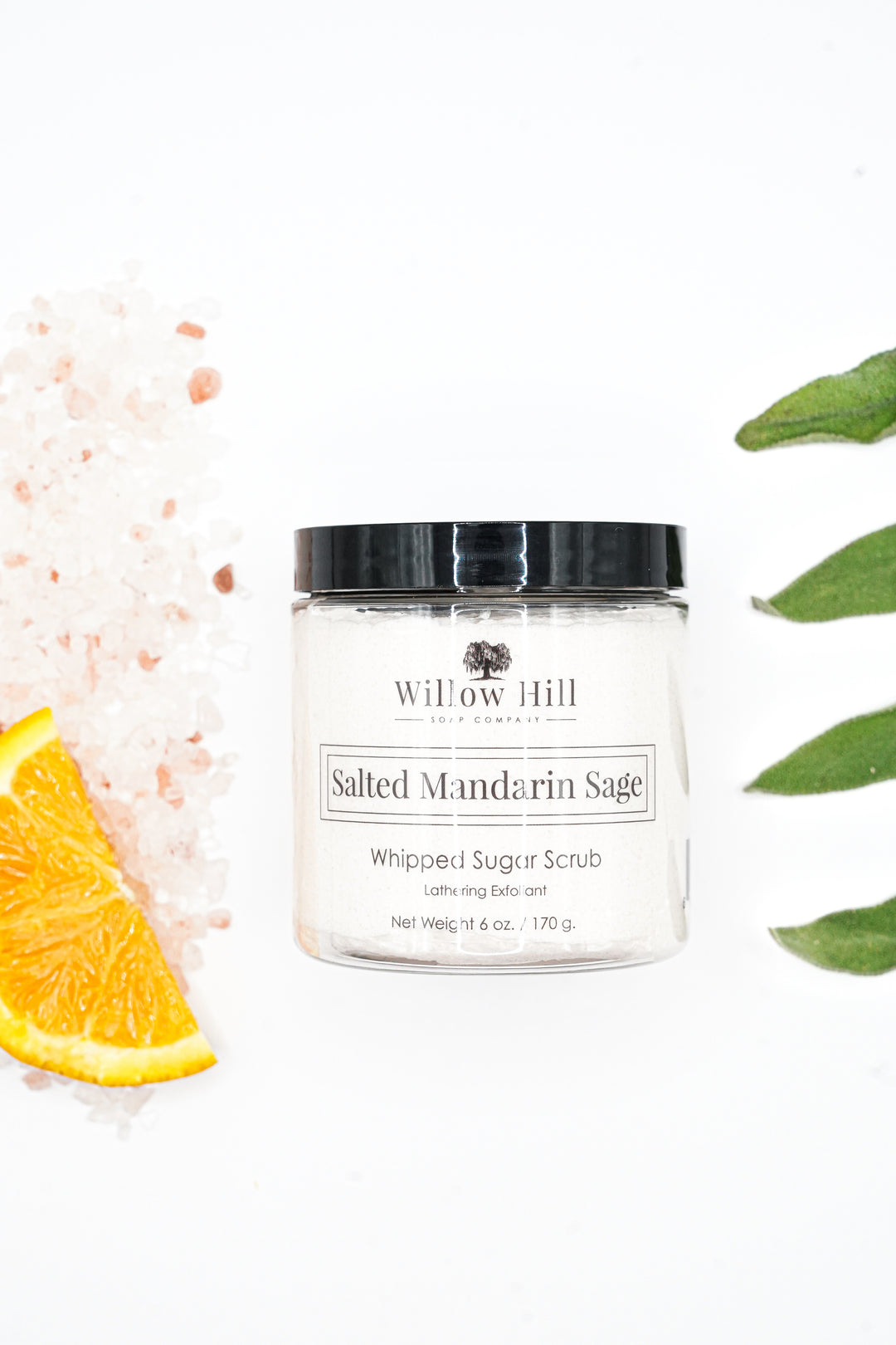 Salted Mandarin Sage 10 oz Whipped Sugar Scrub