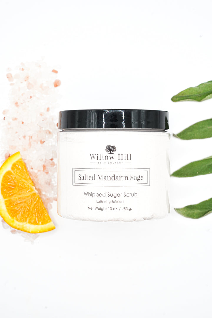 Salted Mandarin Sage 10 oz Whipped Sugar Scrub