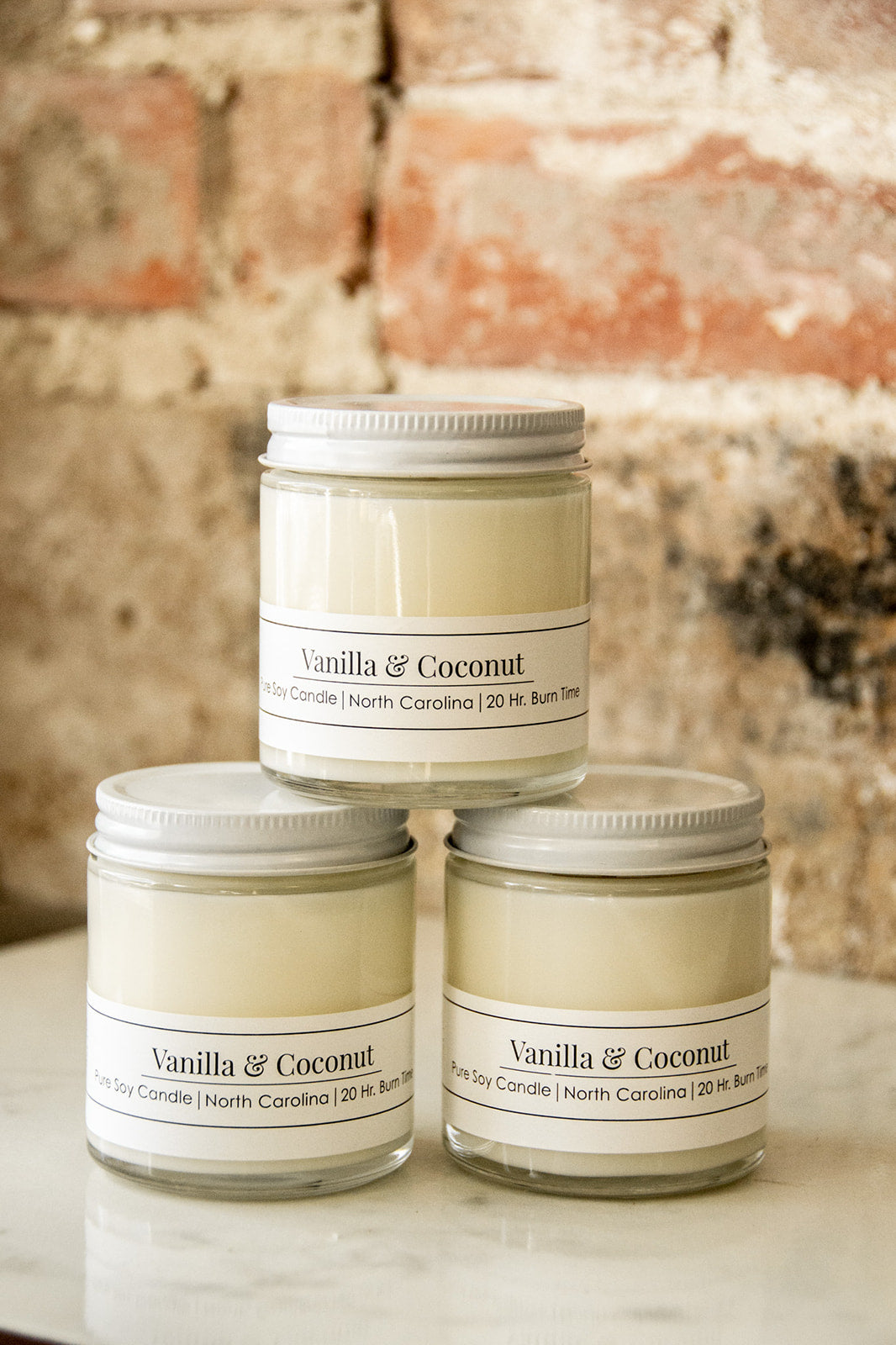 Vanilla &amp; Coconut 4 oz Soy Candle