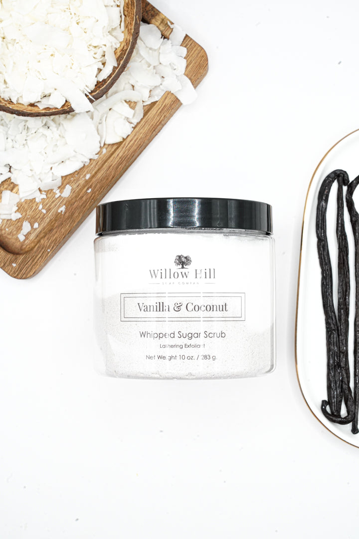 Vanilla &amp; Coconut 10 oz Whipped Sugar Scrub