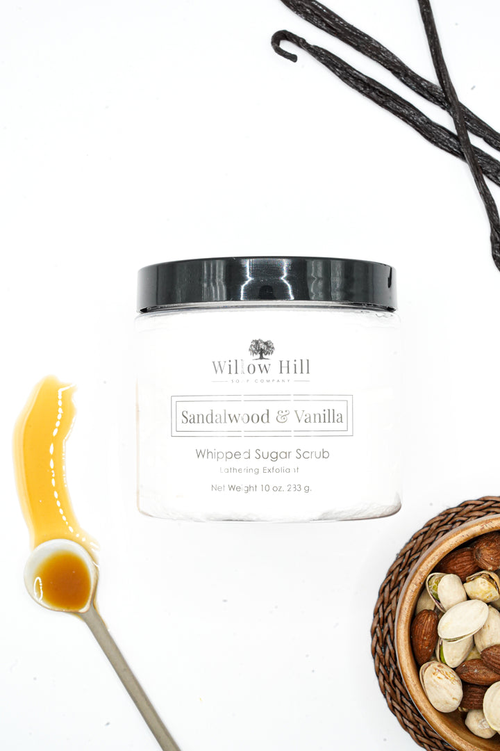 Sandalwood &amp; Vanilla 10 oz Whipped Sugar Scrub