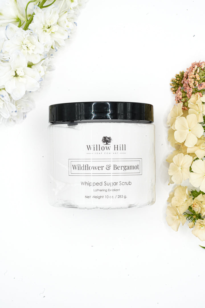 Wildflower &amp; Bergamot 10 oz Whipped Sugar Scrub