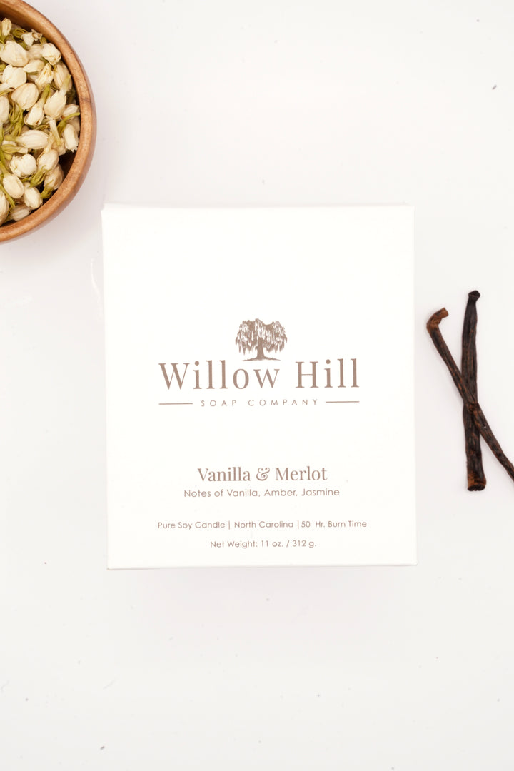 Vanilla &amp; Merlot Soy Candle