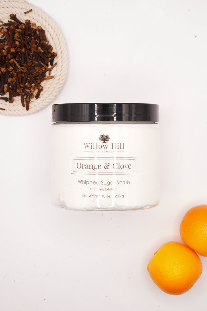 Orange and Clove 10 oz Whipped Sugar Scrub