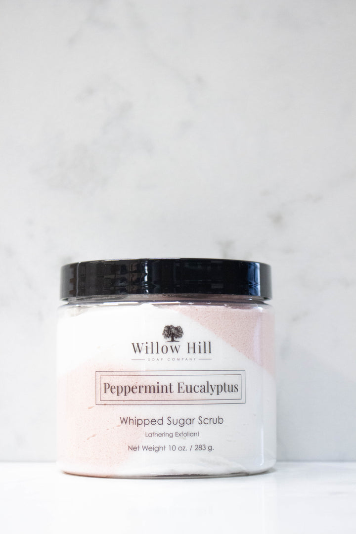 Peppermint Eucalyptus 10 oz Whipped Sugar Scrub