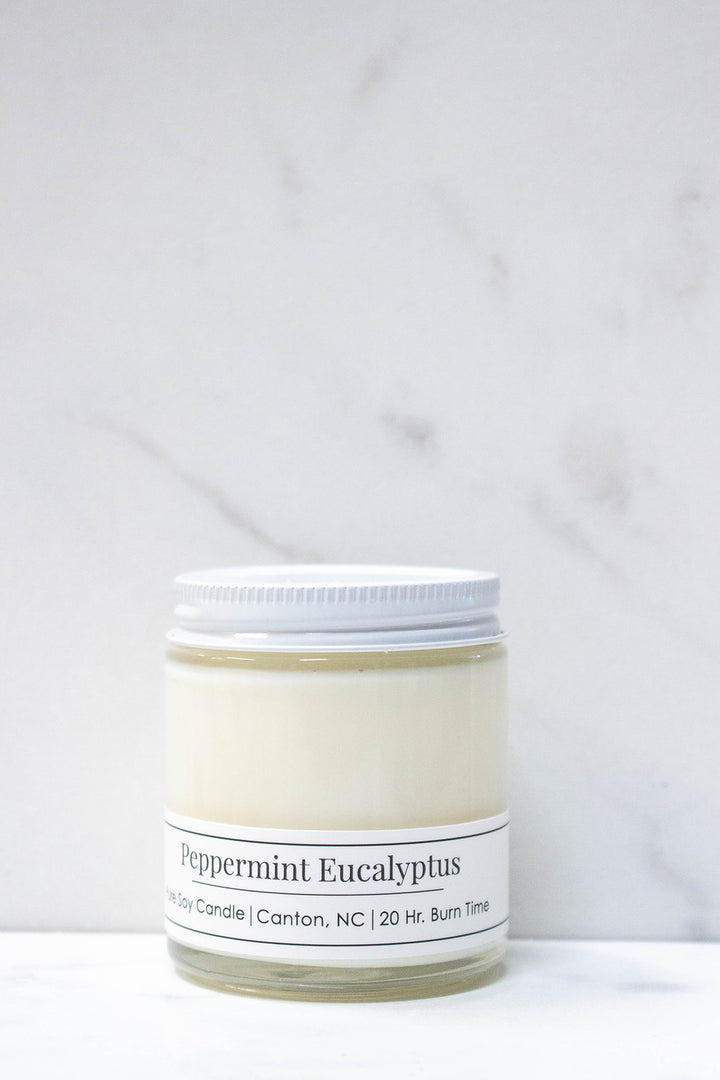 Peppermint Eucalyptus 4 oz Soy Candle
