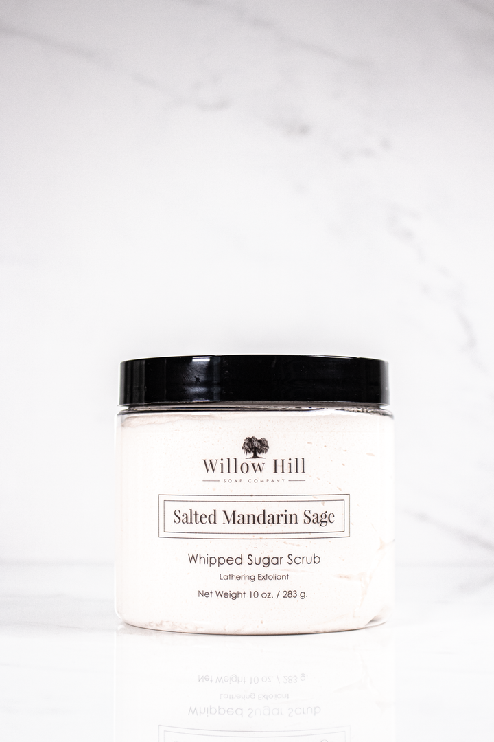 Salted Mandarin Sage 10 oz Whipped Sugar Scrub