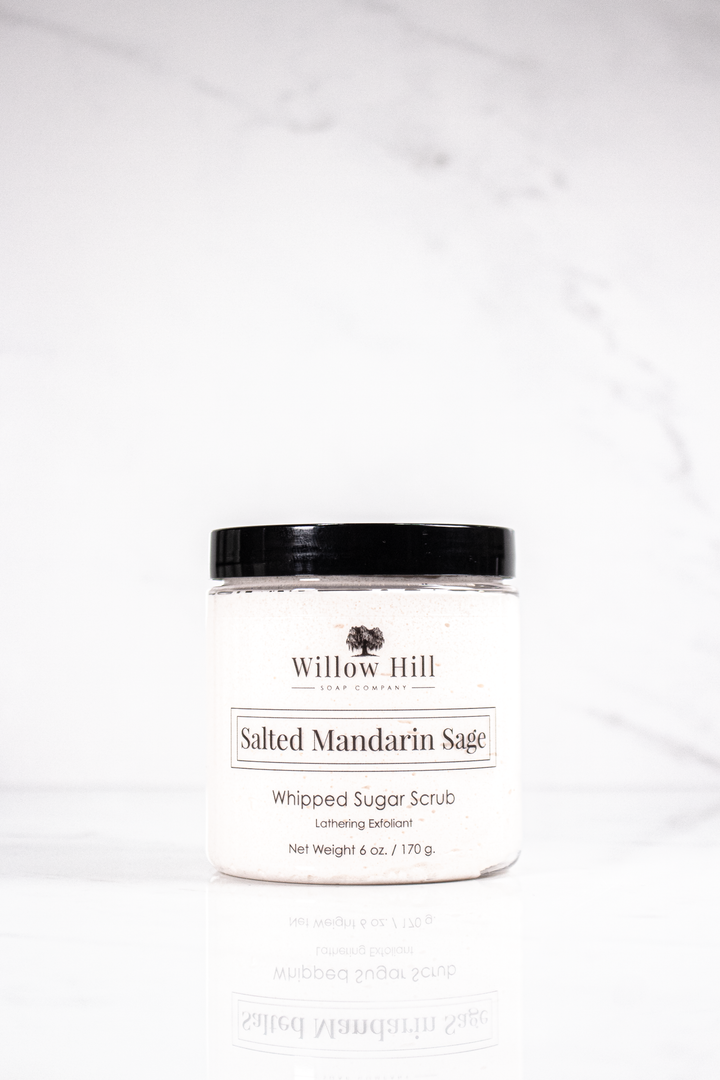 Salted Mandarin Sage 10 oz Whipped Sugar Scrub