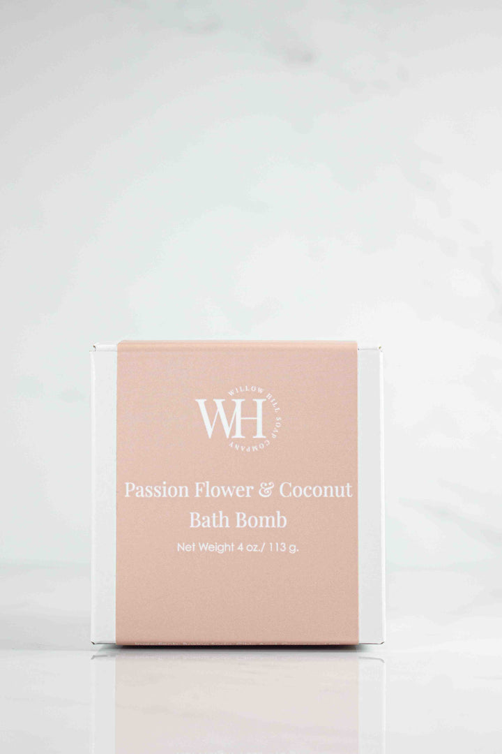 Passion Flower &amp; Coconut Bath Bomb