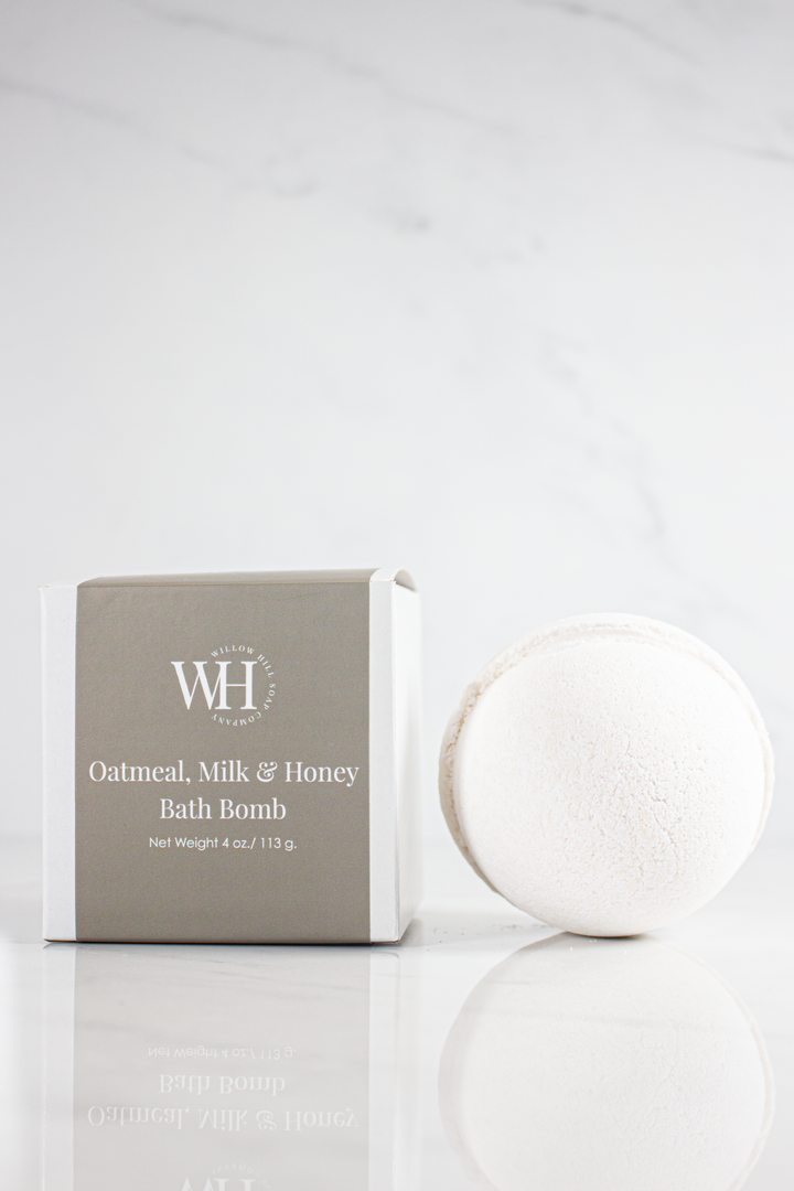 Oatmeal, Milk, &amp; Honey Bath Bomb