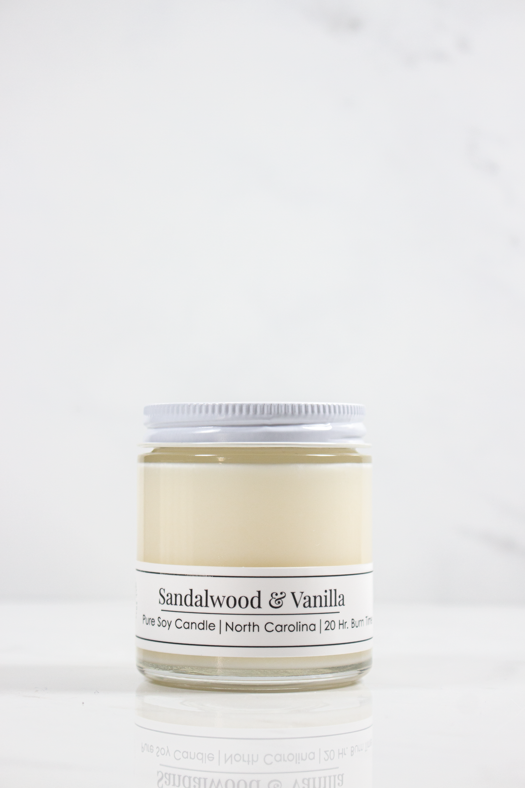 Sandalwood &amp; Vanilla 4 oz Soy Candle