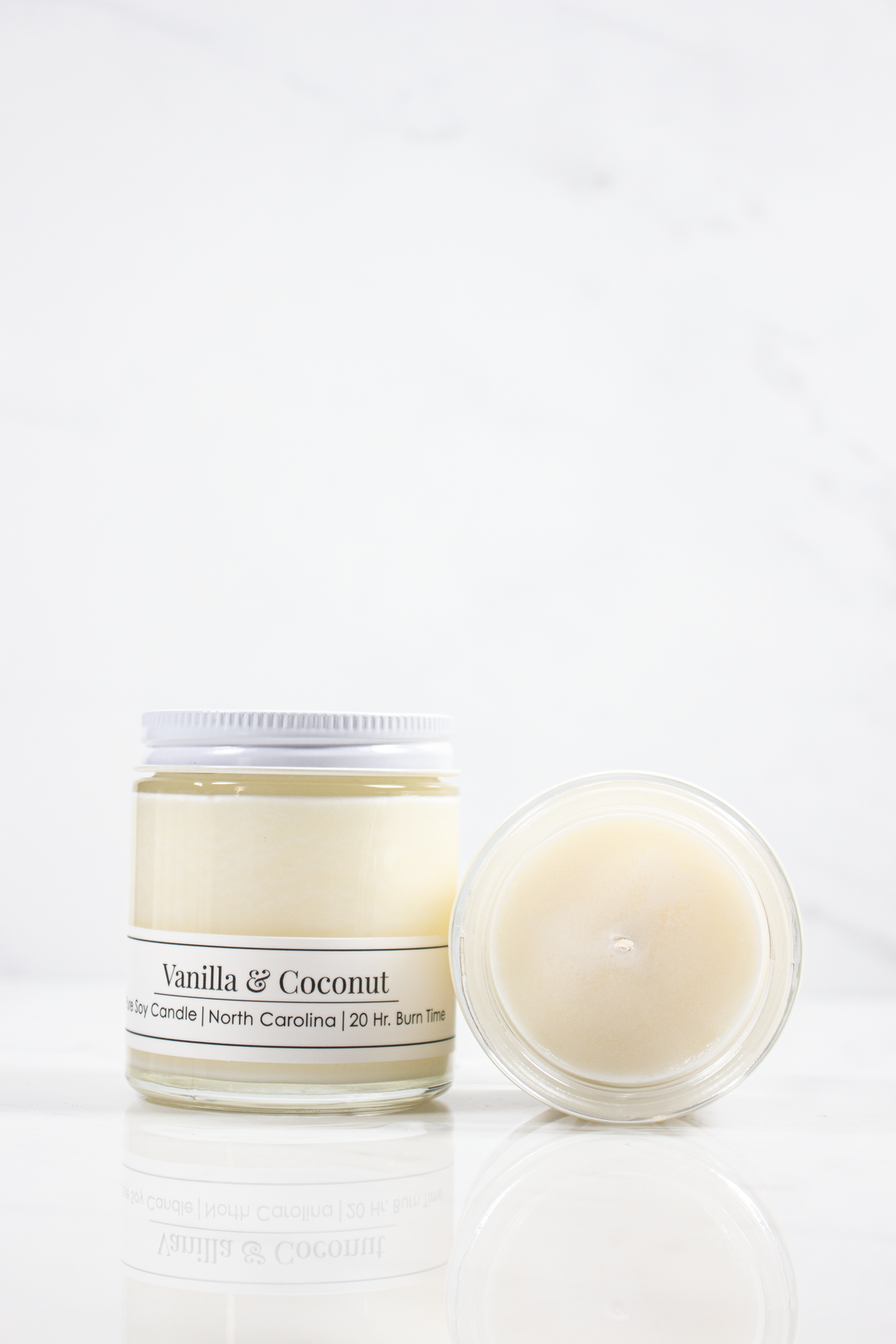 Vanilla &amp; Coconut 4 oz Soy Candle