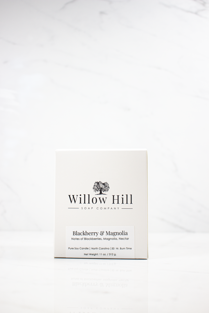 Blackberry &amp; Magnolia Soy Candle