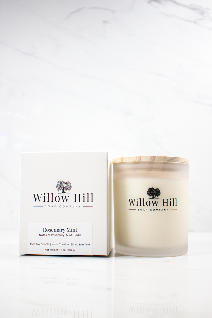Rosemary &amp; Mint Soy Candle