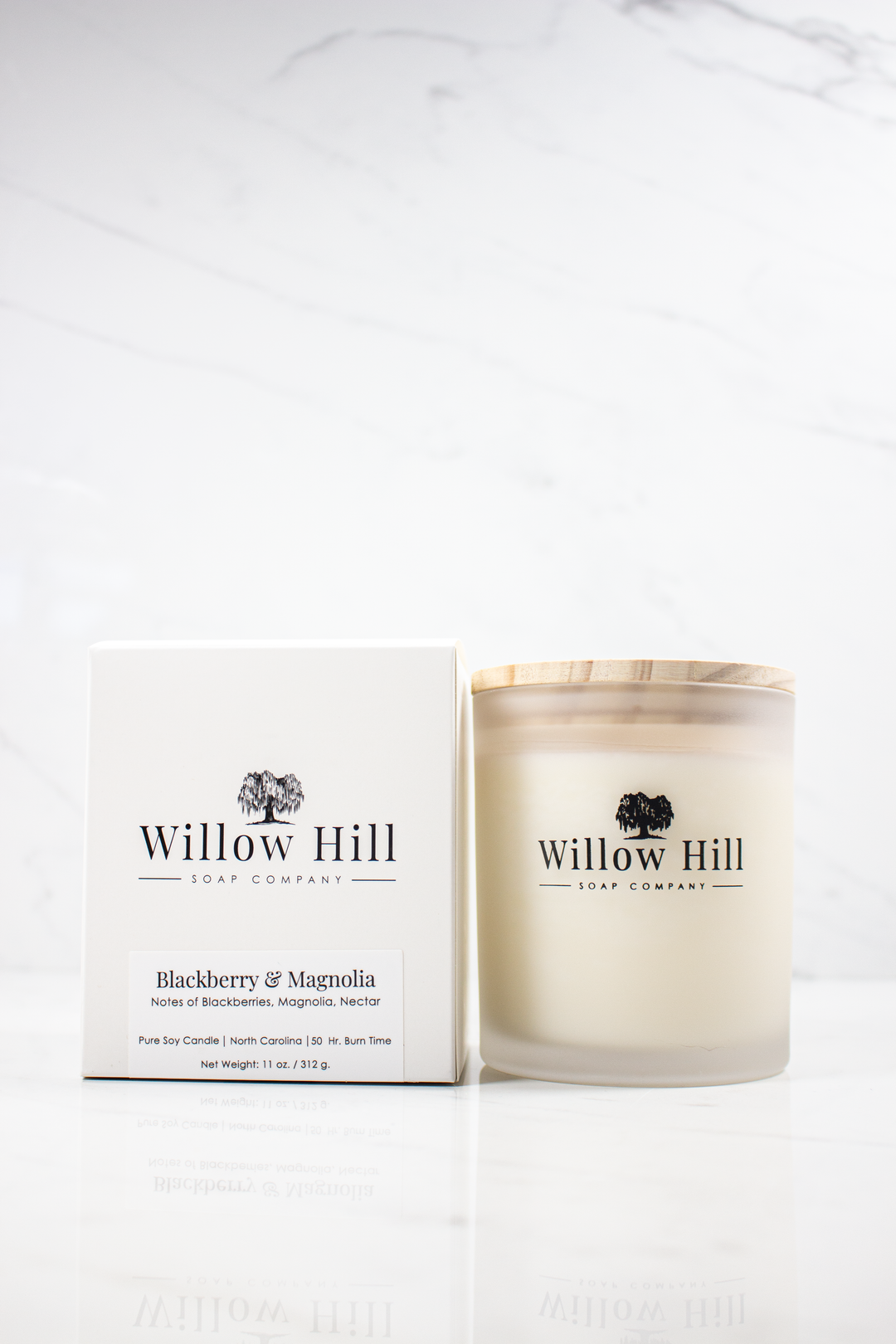 Blackberry &amp; Magnolia Soy Candle