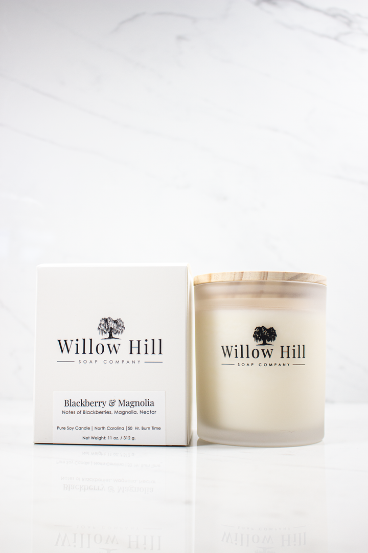 Blackberry &amp; Magnolia Soy Candle