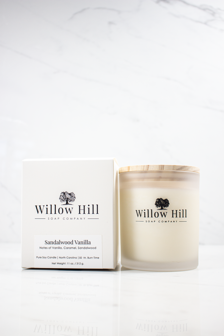 Sandalwood &amp; Vanilla Soy Candle