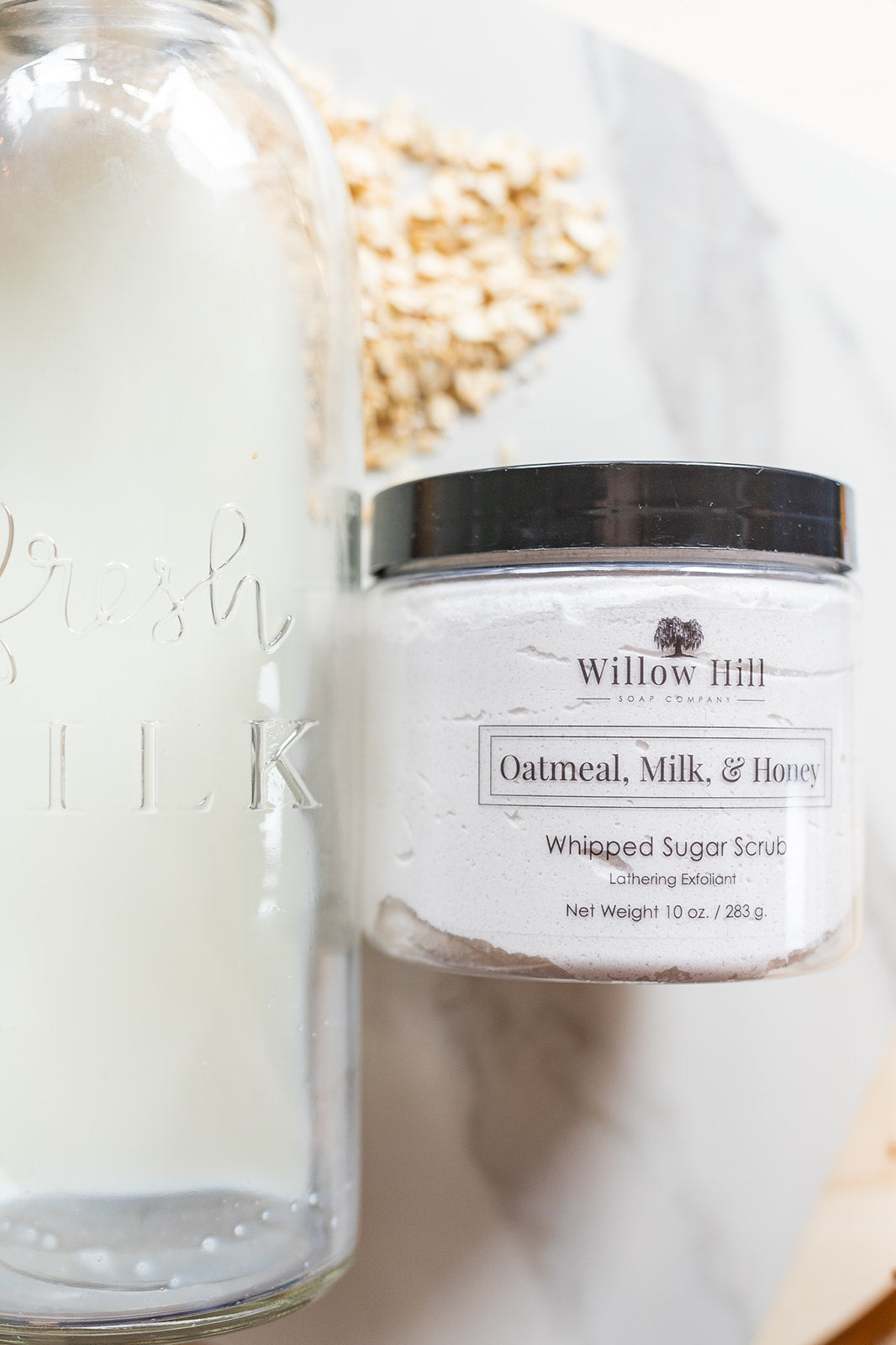 Oatmeal, Milk &amp; Honey 10 oz Whipped Sugar Scrub