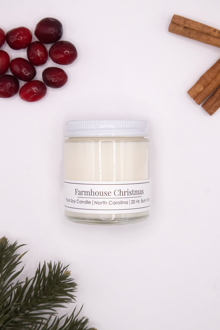 Farmhouse Christmas 4 oz Soy Candle