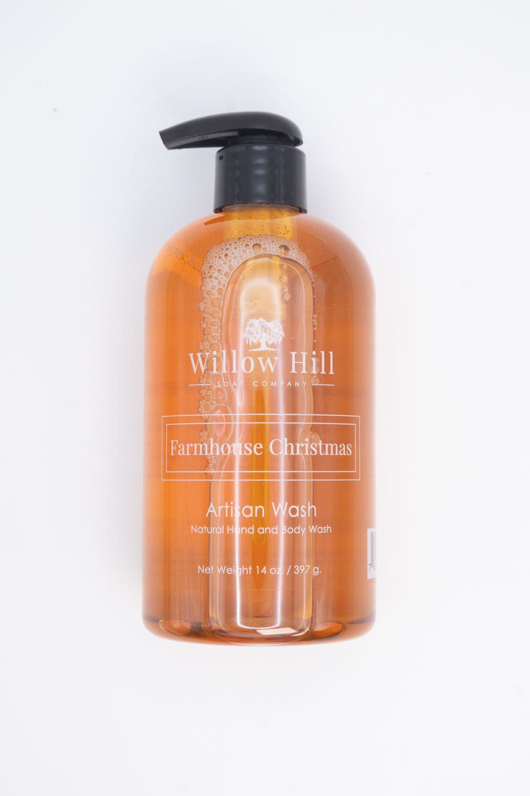 Willow Hill Farmhouse Christmas tallow  artisan wash on a white background