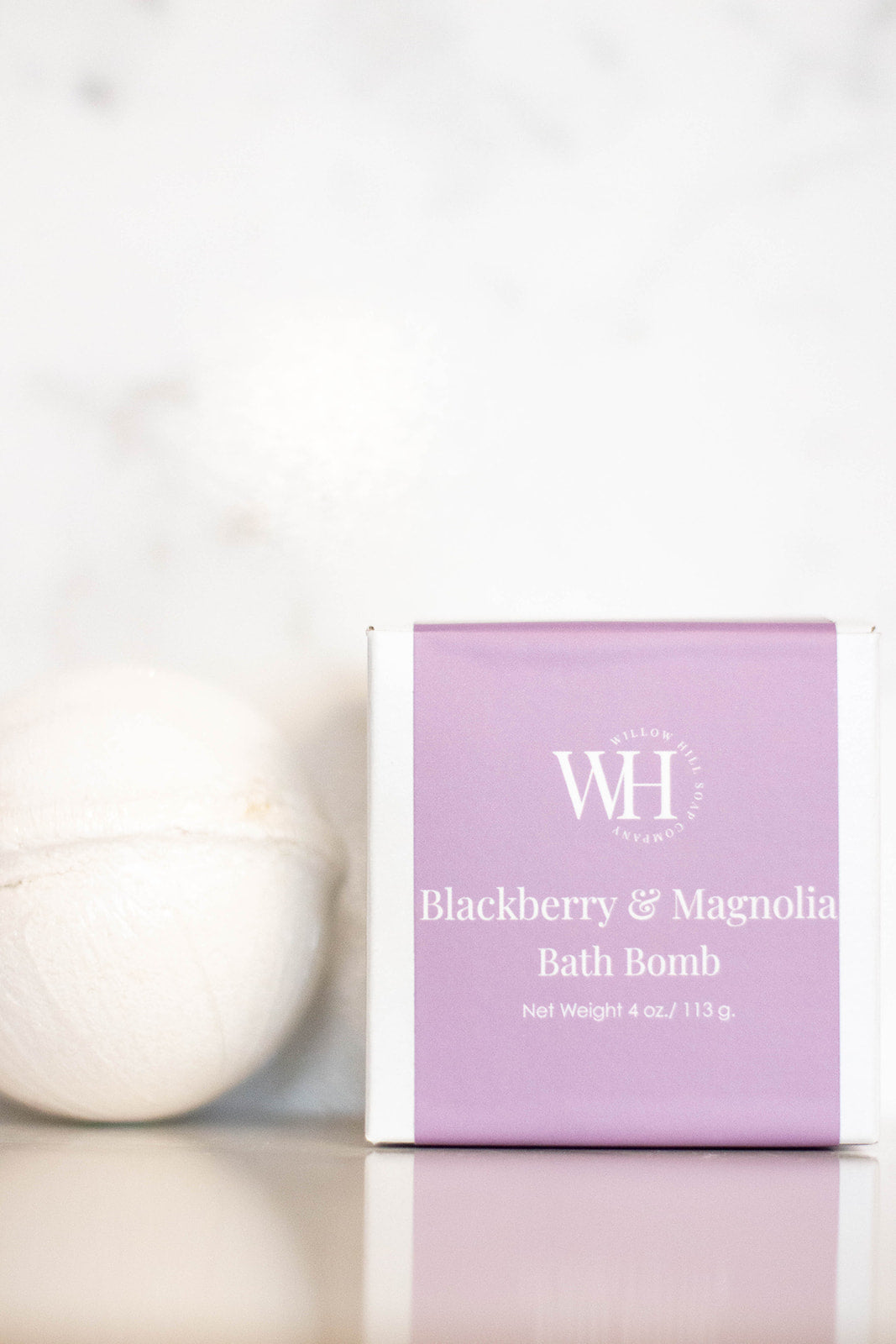 Blackberry &amp; Magnolia Bath Bomb