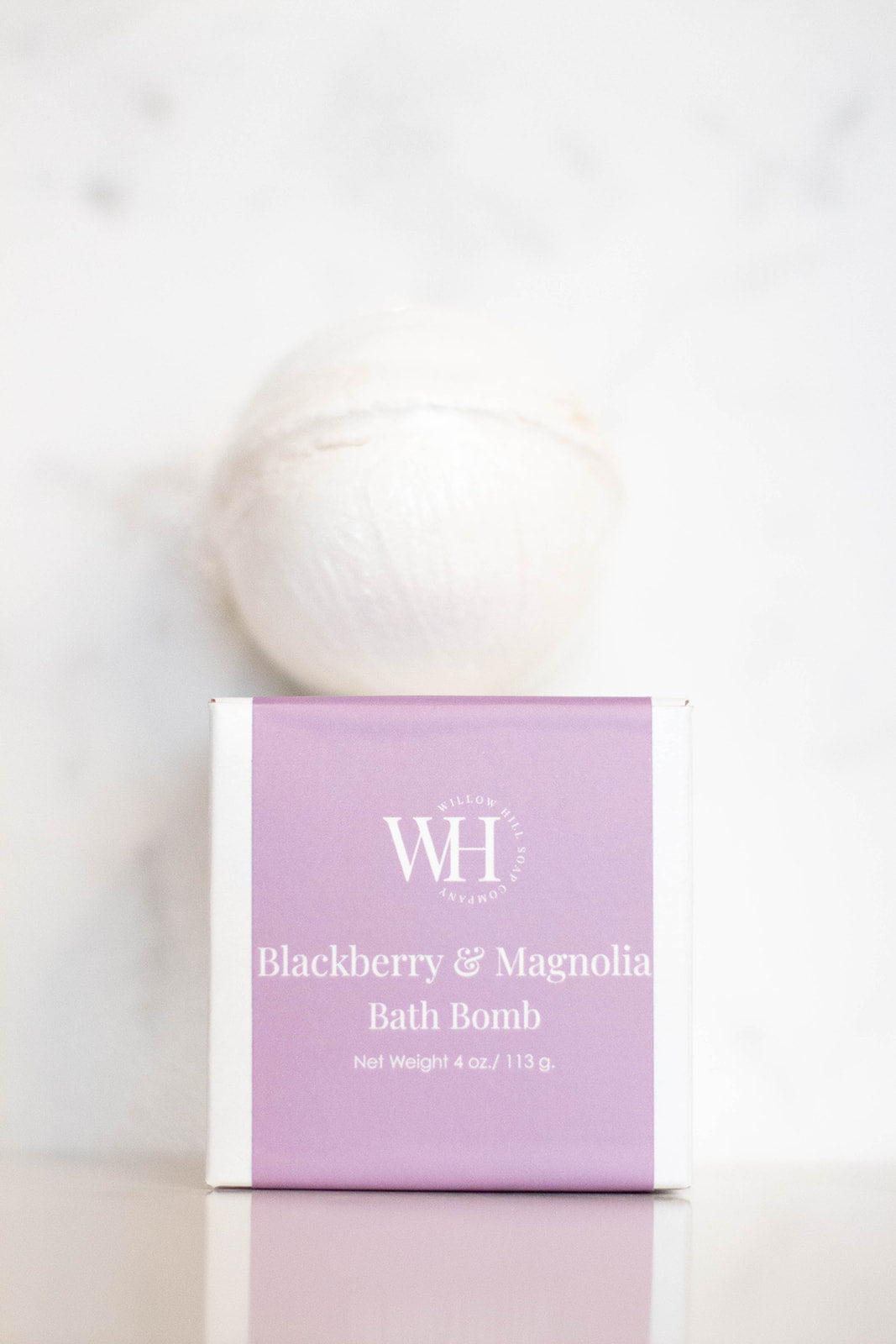 Blackberry &amp; Magnolia Bath Bomb