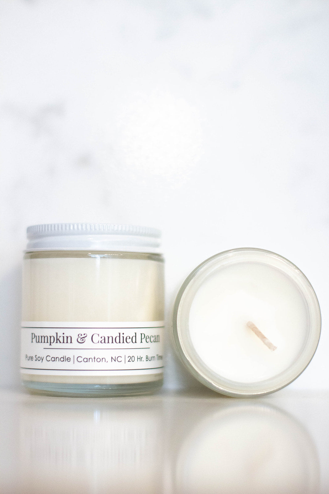Pumpkin &amp; Candied Pecan 4 oz Soy Candle