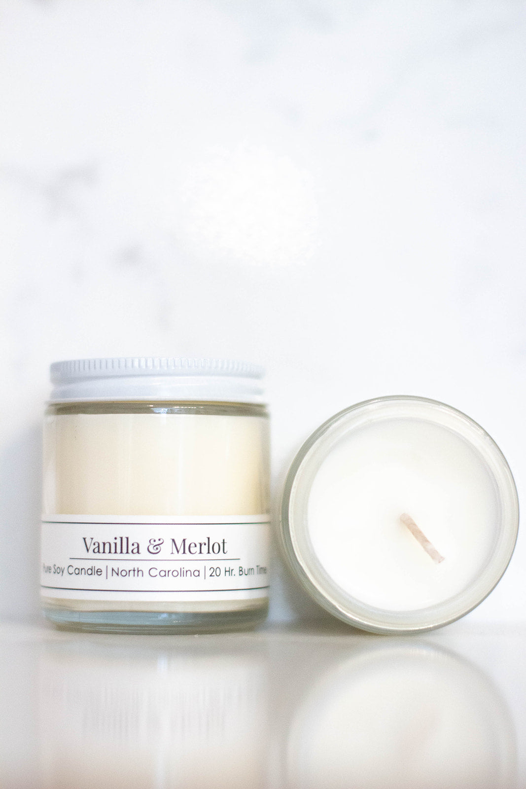 Vanilla &amp; Merlot 4 oz Soy Candle