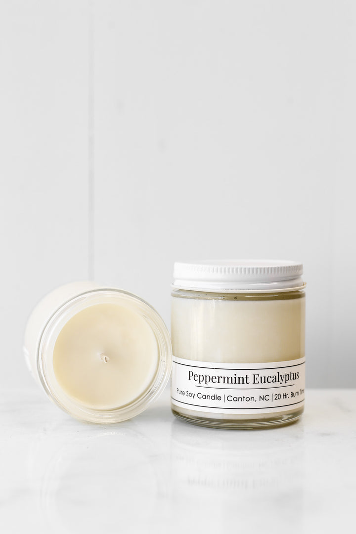 Peppermint Eucalyptus 4 oz Soy Candle