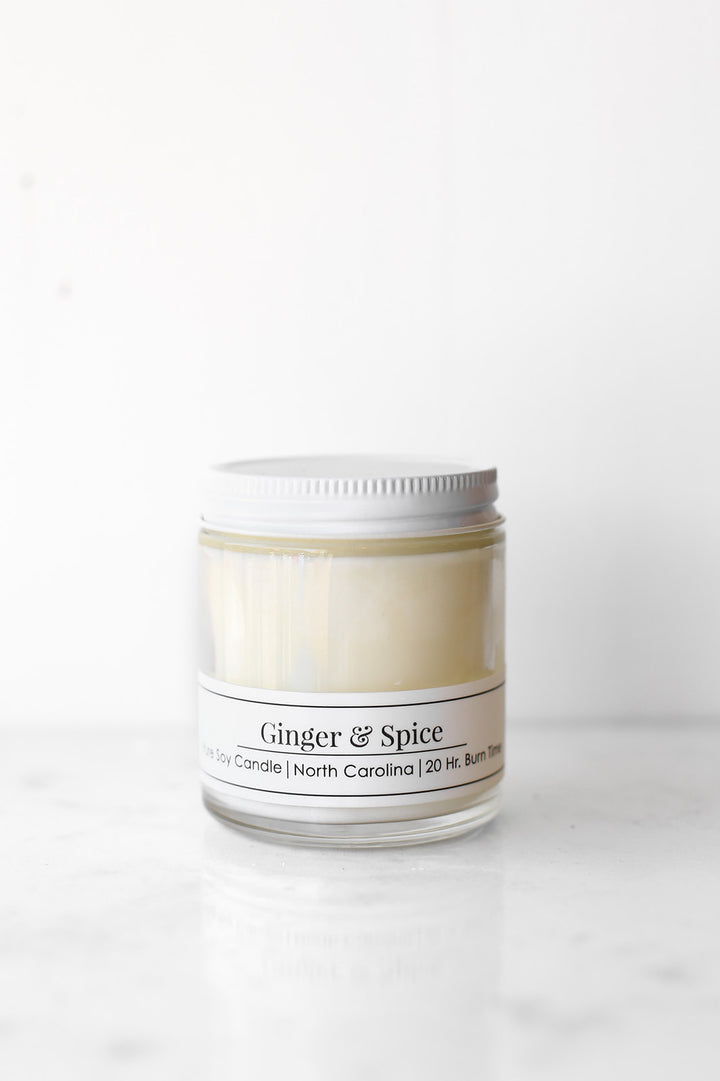 Ginger &amp; Spice 4 oz Soy Candle