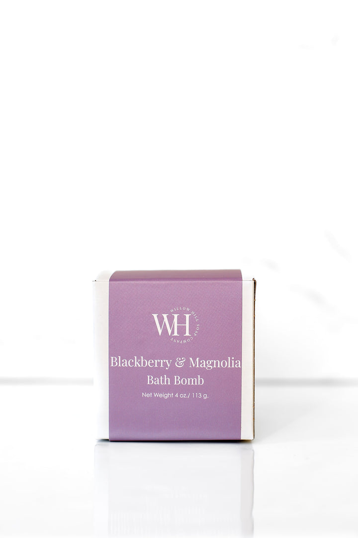 Blackberry &amp; Magnolia Bath Bomb
