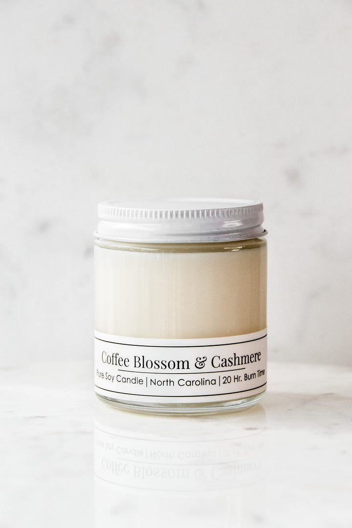 Coffee Blossom &amp; Cashmere 4 oz Soy Candle