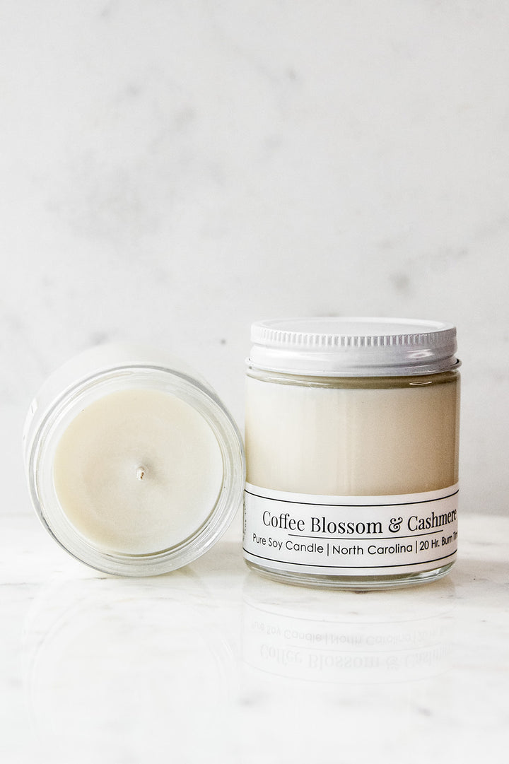 Coffee Blossom &amp; Cashmere 4 oz Soy Candle