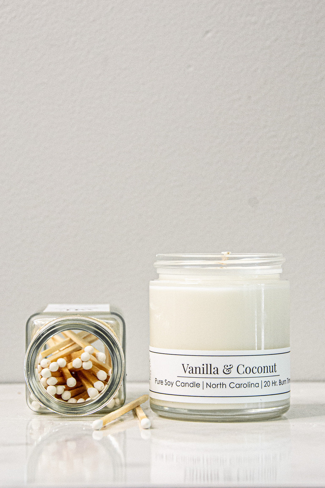 Vanilla &amp; Coconut 4 oz Soy Candle