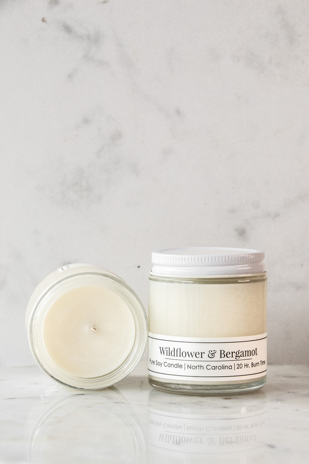 Wildflower &amp; Bergamot 4 oz Soy Candle