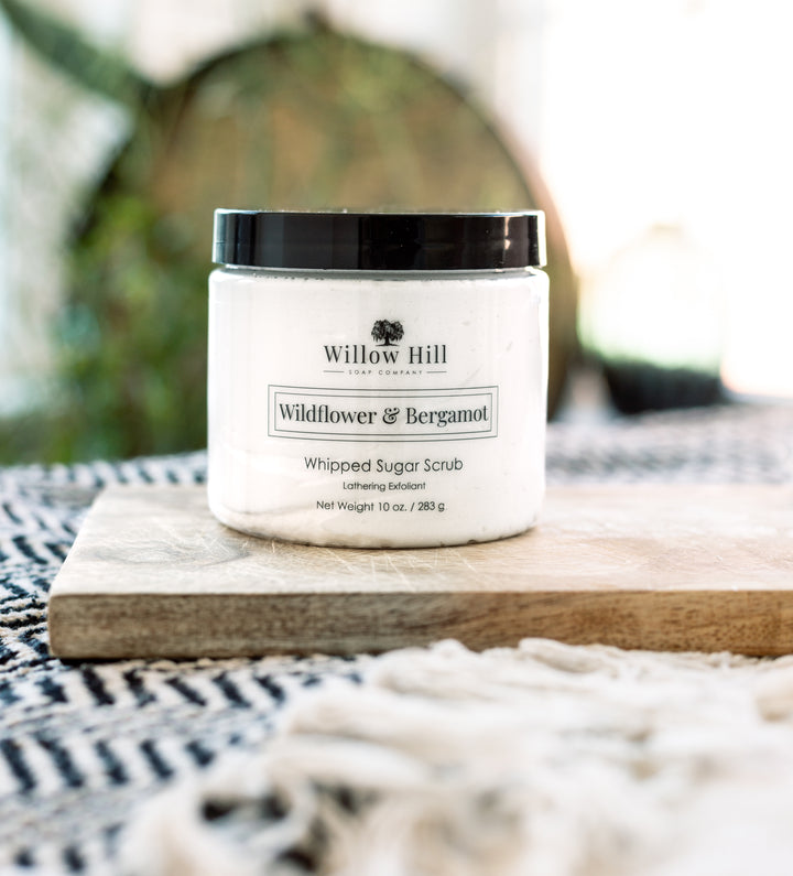 Wildflower &amp; Bergamot 10 oz Whipped Sugar Scrub