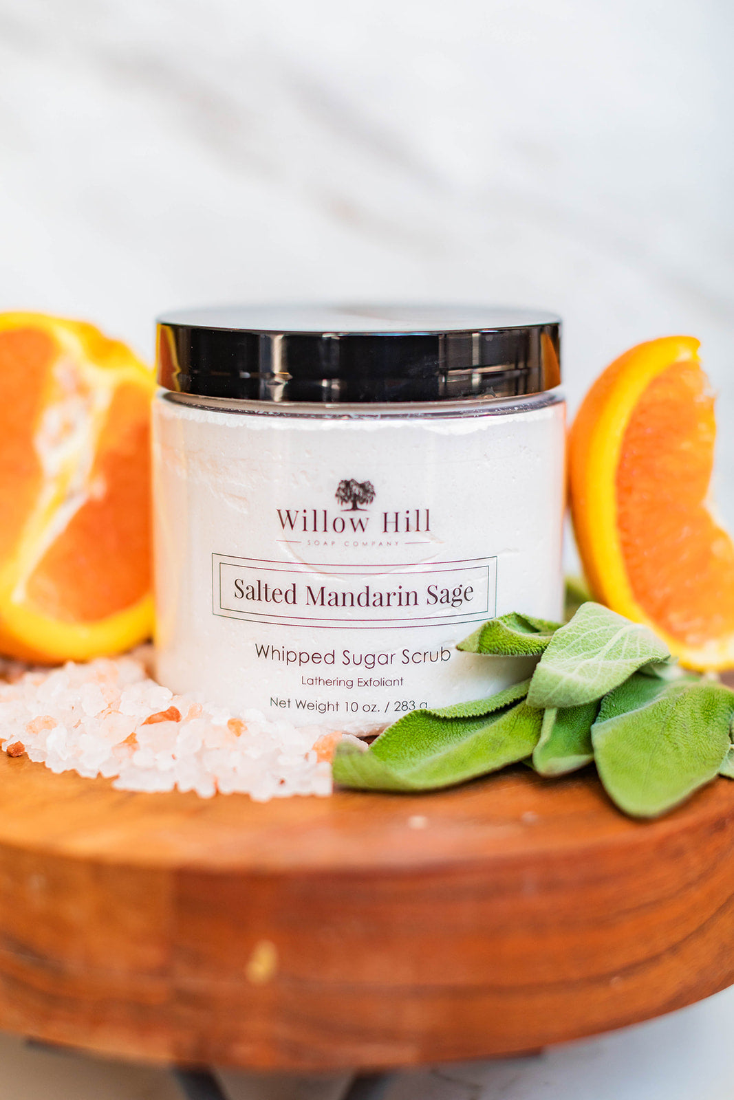 Salted Mandarin Sage 10 oz Whipped Sugar Scrub