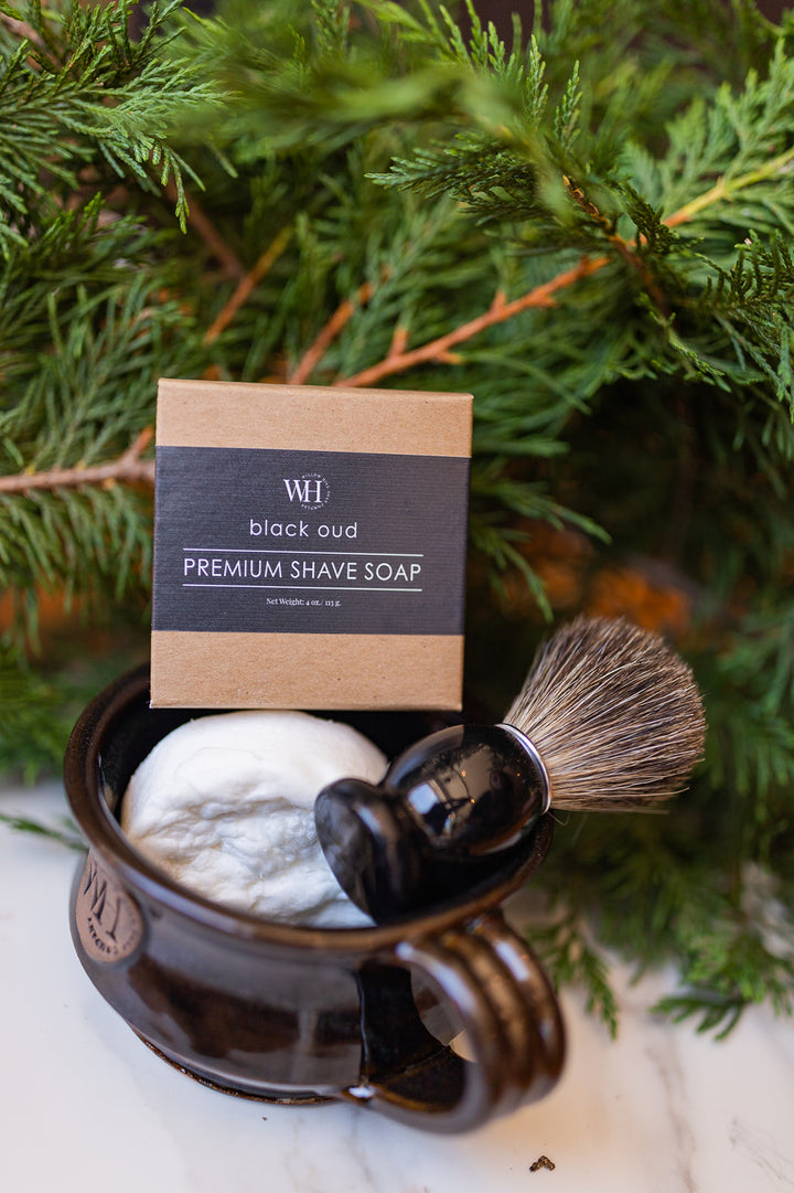Black Oud Premium Shave Soap
