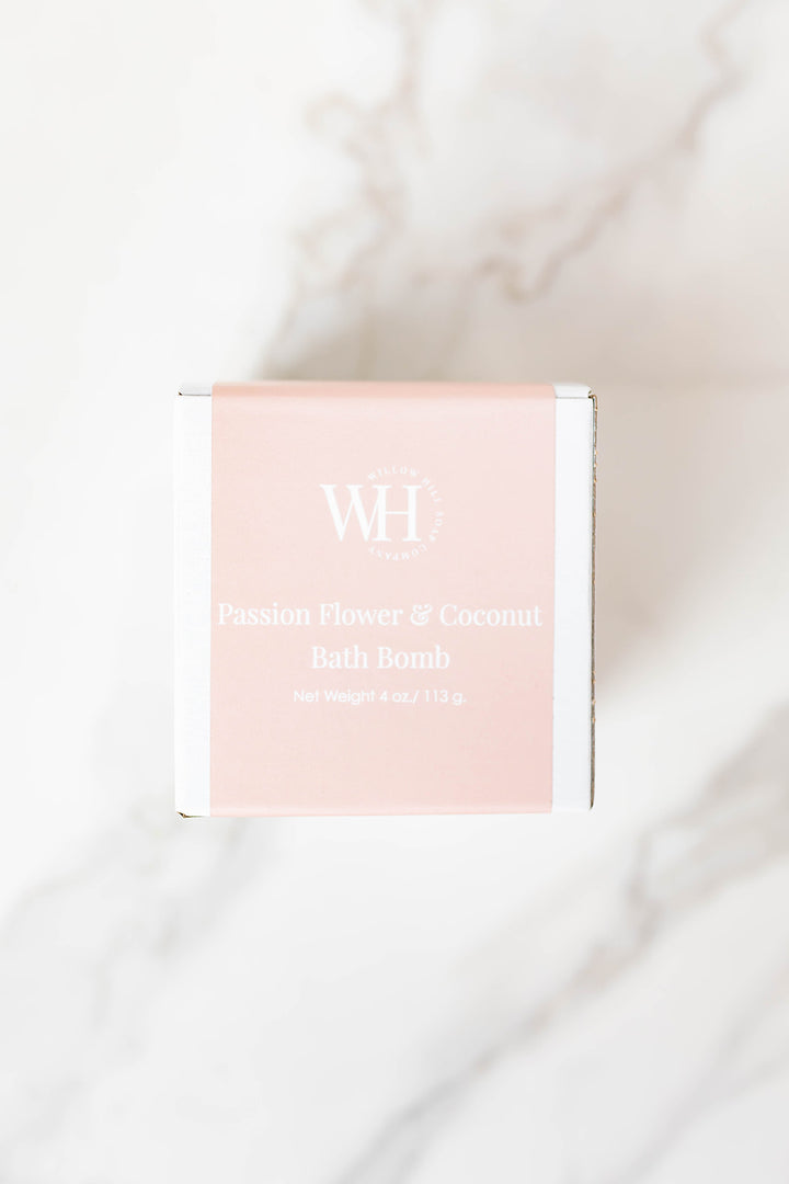 Passion Flower &amp; Coconut Bath Bomb