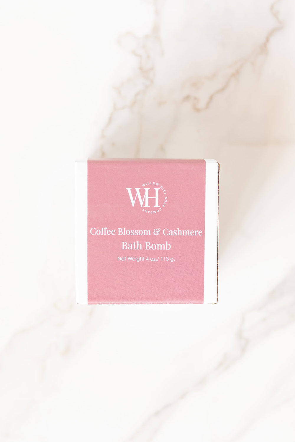 Coffee Blossom and Cashmere bath bomb by Willow Hill Soap Company